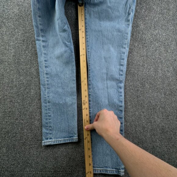 Levis Premium Women Jeans 501 S Button Fly Denim Big E Cotton 25x28 Ladies Light - Picture 9 of 16